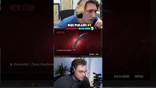 xQc UNBOXED #1 Karambit Blue Gem 😱  #ohnepixel #xqc #shorts