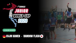 予選1 CVJM KAMEN(Germany) Mixed U19 7th Open Indiaca Junior World Cup 2026 in Luxemburg