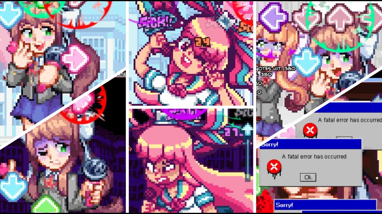 Friday Night Funkin': Fatal Love (Fatality But Monika And Giffany Sing It)