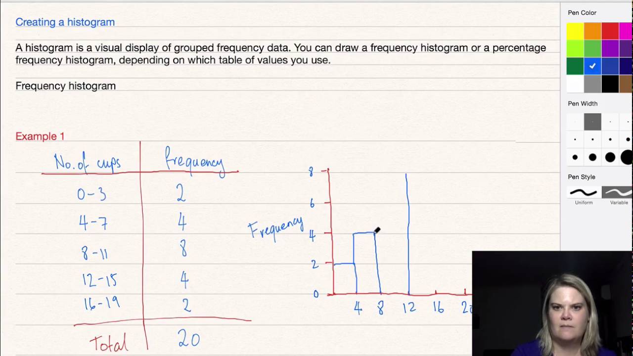 Creating a histogram - YouTube