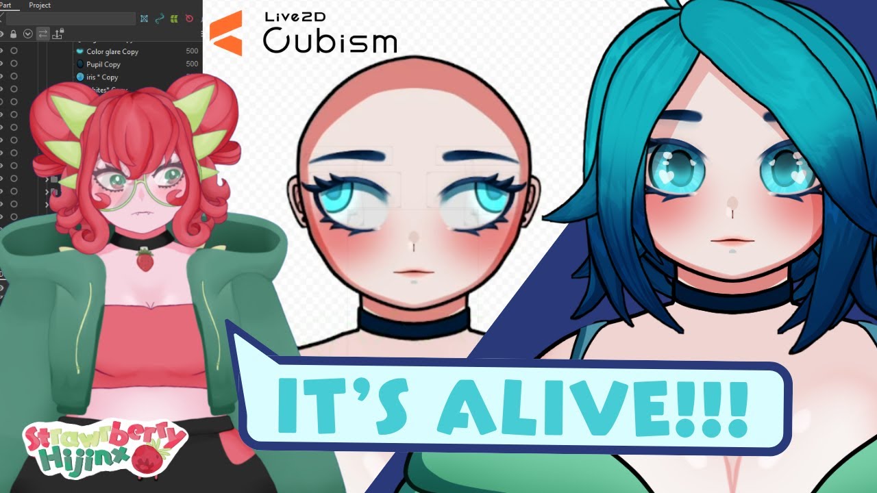 Rigging Joy's Model! | Stream 1 | Eye Rigging in Live2D - YouTube