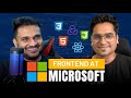 What Microsoft frontend engineer actually do ? | Insights from a senior SDE @Microsoft
