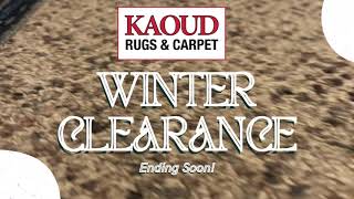 Winter Clearance Sale | Kaoud Rugs and Carpet