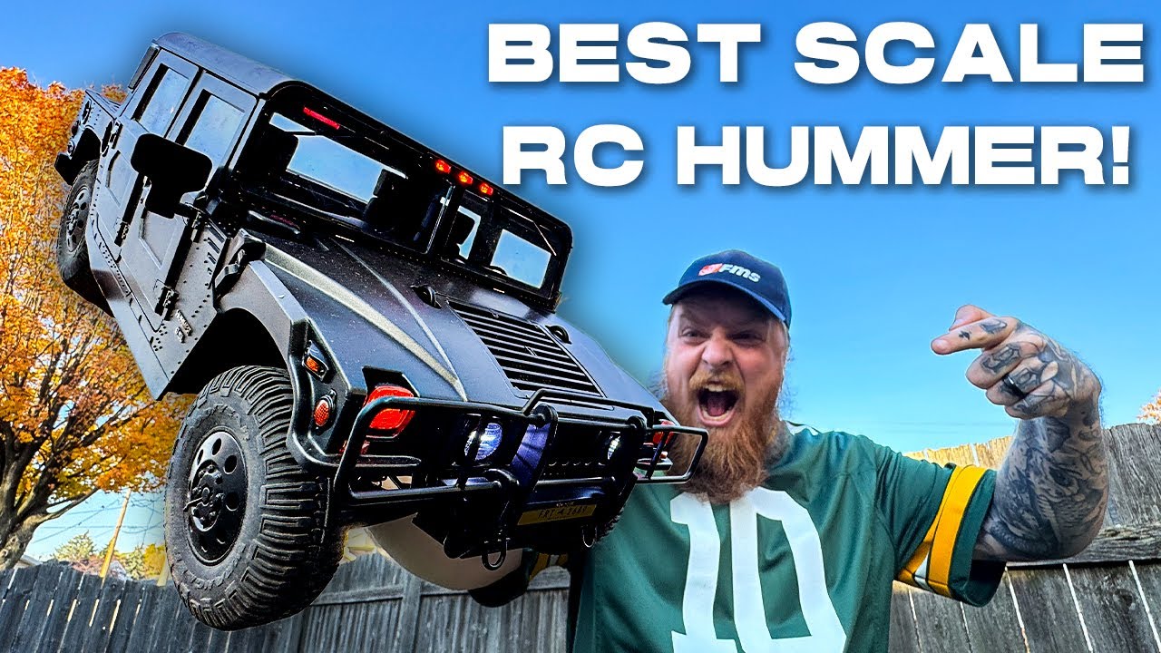 Phenomenal Scale Details & SO Much Fun! | FMS Hummer H1 Review - YouTube
