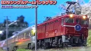商品】シングルパンタ＆スロットレスモーターに換装したED79が
