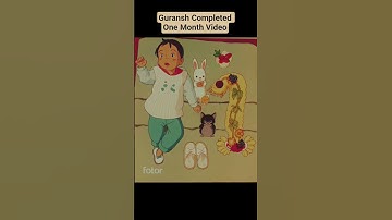 #shorts #trending #ghibli Guransh First Video Completed One month 😘😘