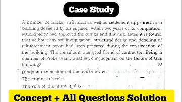 case study || Engineering Professional Practice | All Important Questions