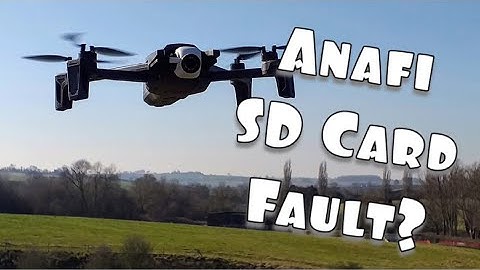 Parrot Anafi 4K Drone Micro SD Card Error & Solution