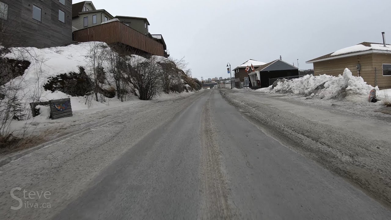 Yellowknife's Old Town drive