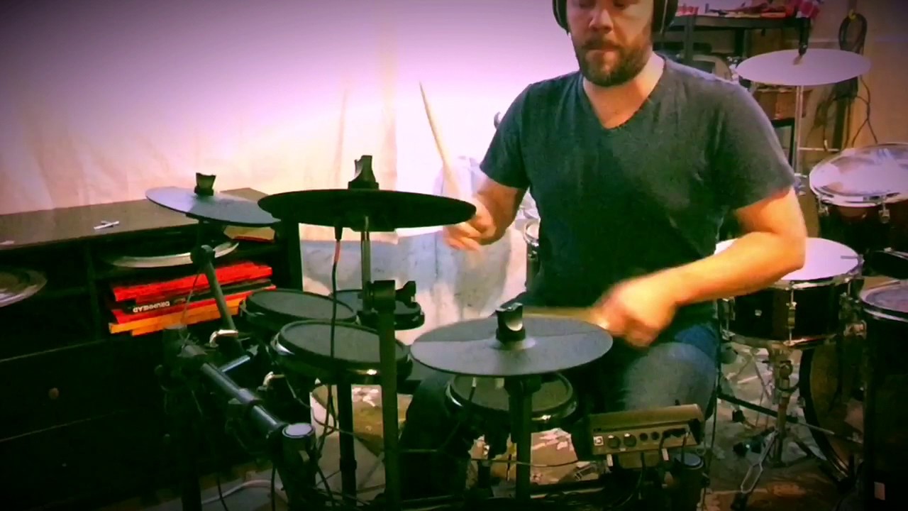 Alesis Nitro kit funk drumming with garageband YouTube