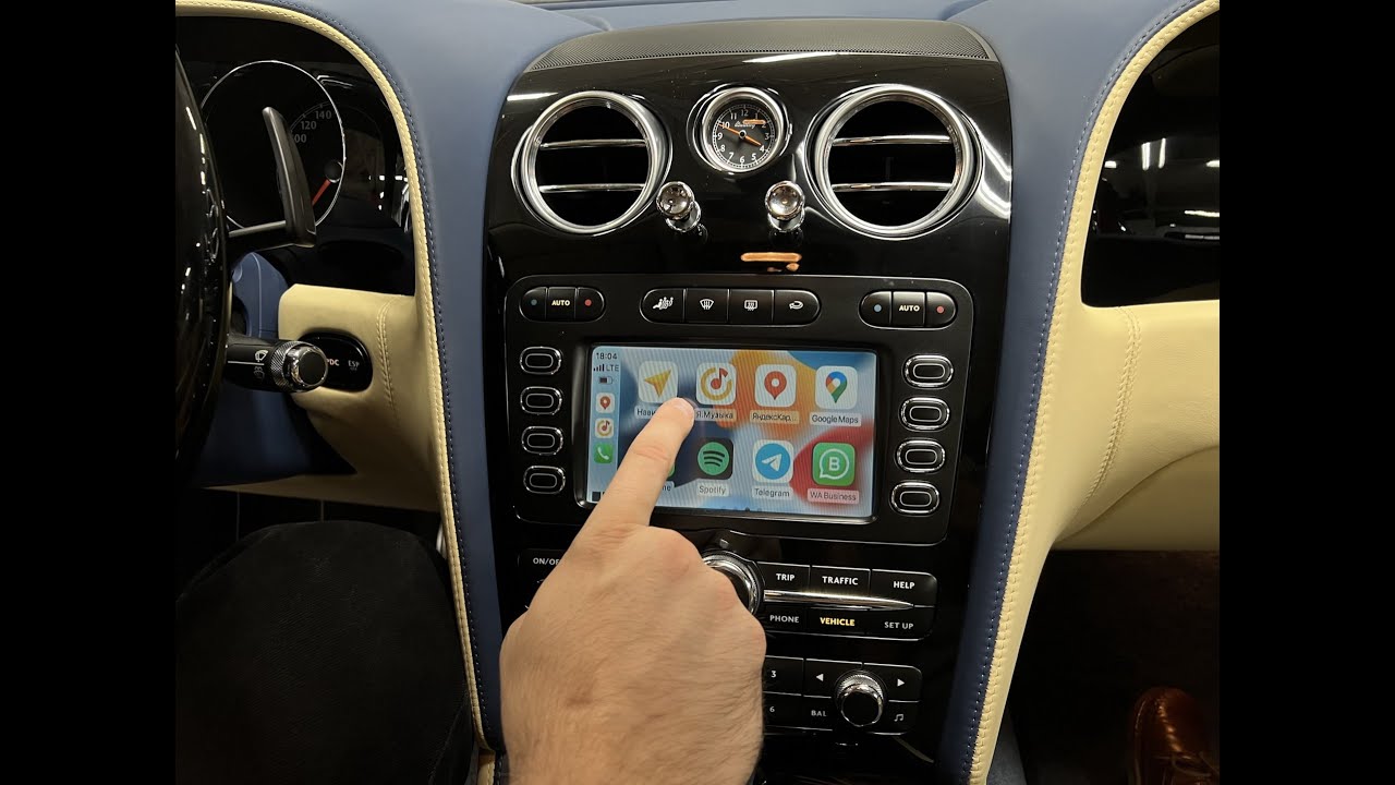 Установка  CarPlay/AndroidAuto на BENTLEY CONTINETNAL GT /BENTLEY FLYING SPUR .VAG-UPGRADE.RU