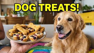 3 Easy Homemade Treats For Your GOLDEN RETRIEVER! (She LOVED Them 🍪🐾)