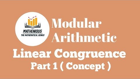 Linear Congruence in Number Theory