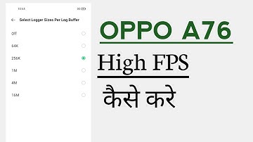 OPPO A76 How To increase High FPS