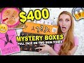 JEFFREE STAR MYSTERY BOX UNBOXING  + FULL FACE ON TWO SKIN TONES