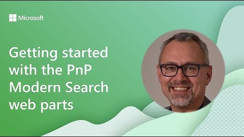 Getting started with the PnP Modern Search web parts