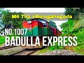Badulla Express Train No.1007 in Sri Lanka Railways