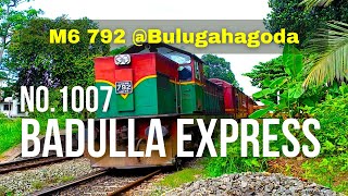 Badulla Express Train No.1007 in Sri Lanka Railways