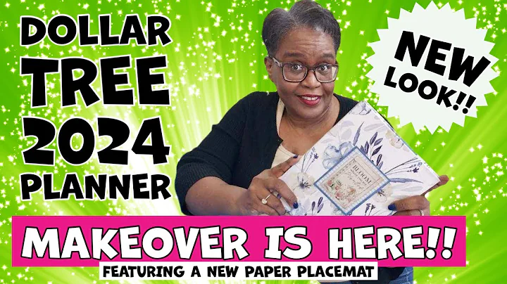 STAY ORGANIZED!!  2024 DOLLAR TREE CALENDAR MAKEOVER.