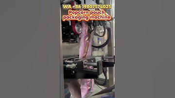 Popcorn packet VFFS packing machine，snack pouch vertical packaging equipment #machine #vffs