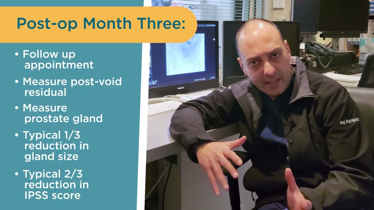 Dr. Raj Ayyagari - Prostate Artery Embolization 06 - Short Term Results