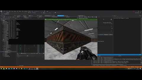 Blast3 C++ 3D old school game engine from scratch tech demo: depth sorted rendering of 2D sprites