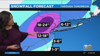 New York Weather: Major Winter Storm Moves In