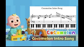 Cocomelon Intro Song – Piano and Sheet music