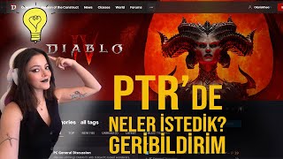 Blizzard, onu yapma! Diablo 4 PTR Geribildirim