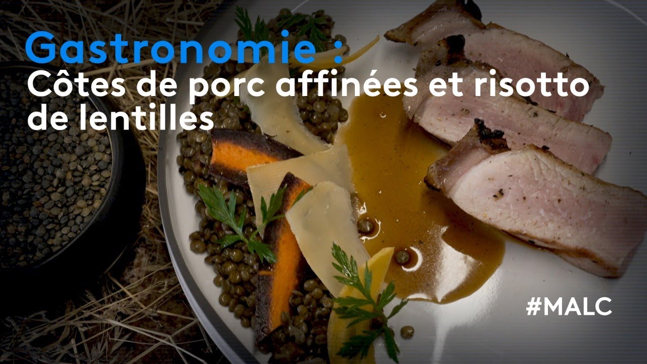 La recette de Pierre] Magret de canard fumé, lentilles comme un risotto