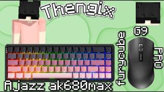 ASMR BEDWARS Thocky Keyboard And Mouse!