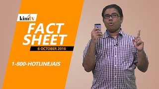 Fact Sheet - October 6: 1-800HOTLINEJAIS