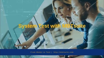 Tutorial: System Test With MBTsuite ▶️ Create Better Software Test Cases Quickly With MBTsuite