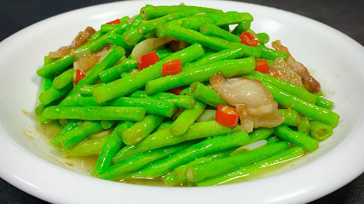 豆角有人焯水，有人直接炒，難怪不好吃，酒店總廚教你正確做法 【阿朝哥美食】#豆角 #豆角正確做法 #豆角食譜 - 天天要聞