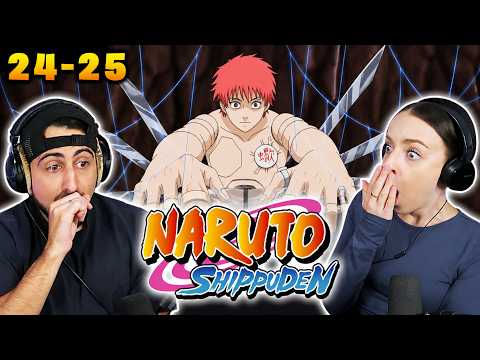 SASORI IS A PUPPET?! *NARUTO SHIPPUDEN* Episodes 24 & 25 REACTIONS!