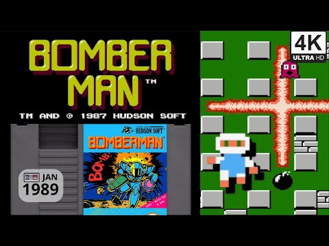 Bomberman (Hudson Soft, Jan 1989) - NES Gameplay 4K - YouTube