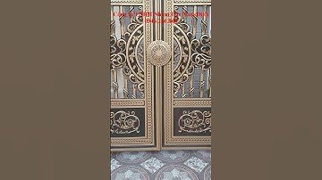 Cổng nhôm đúc tự động