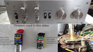 Amplifier Cleaning, Noisey Controls, Switches & Pots, Noisy crackling Crackles static Receiver