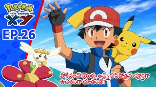 Pokémon the Series: XY భాగం 26 | To Find A Fairy Flower! | Pokémon Asia Official (Telugu)