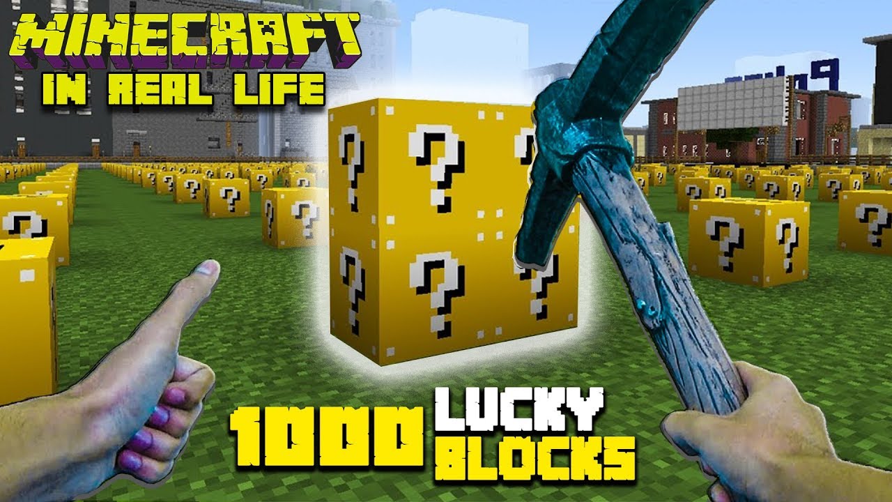 Realistic Lucky Block Addon for Minecraft