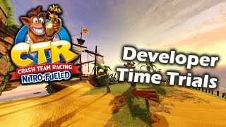 CTR:NF - Crash Cove - Beating the Developer Time Trial [1:19:64]