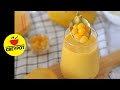 Mango Boba Milk at Home No Tapioca Starch Boba Pearls | Easy Boba Drink Homemade