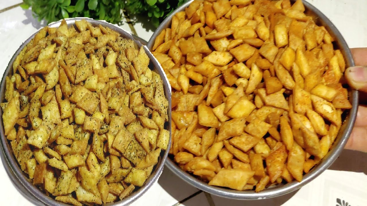 एक ही डो से बनाये दो अलग अलग स्वाद के नमकपारे|Crispy Namakpare |Quick Namakpare |Namakpare Recipe