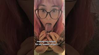 casting and molding my tongue! #art #sfx #series