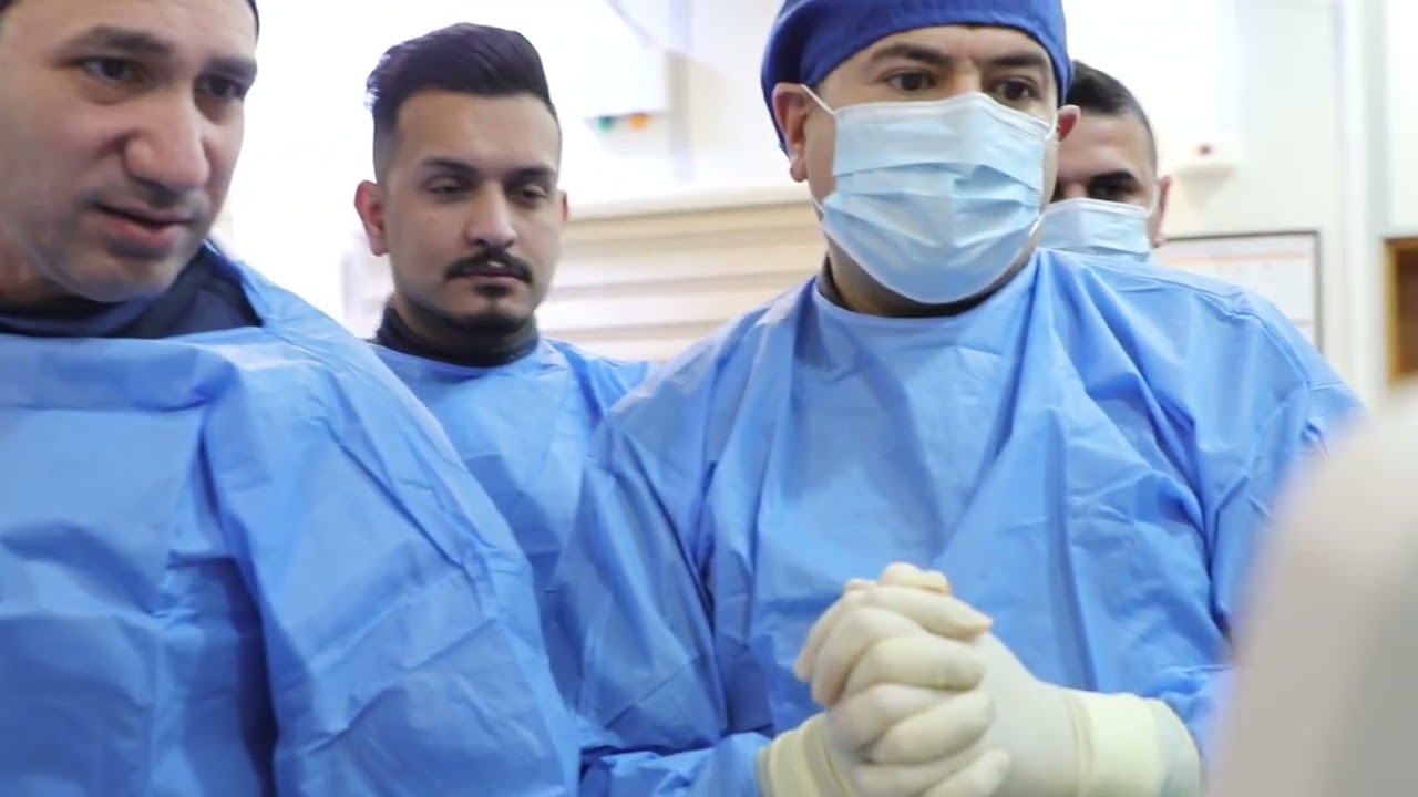 معالجة حالة مرضية نادرة في مركز النجف لمريض بغدادي