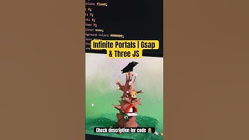 Infinite Portal | Gsap Animation #coding #shorts