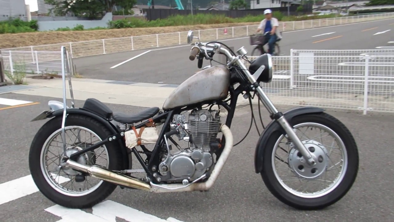 SR400 リジットチョッパー 試走 2％ER ハードテール チョッパー