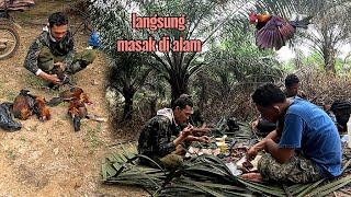 Berburu Tembak M4t1 Raja Ayam Hutan Langsung Masak Di Alam Part 2