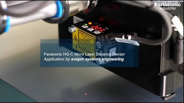 Panasonic HG-C Laser Distance Sensor at Evopro Germany