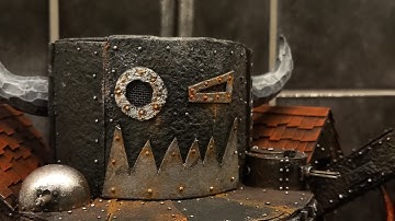 Scratchbuilt Ork Stompa!